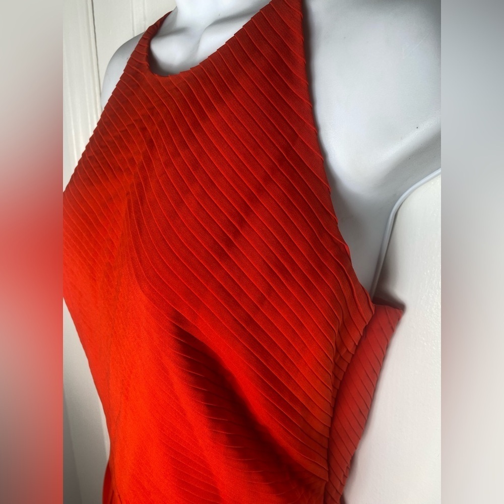 Ellen Tracy Vibrant Red Mini Dress - Picture 4 of 6